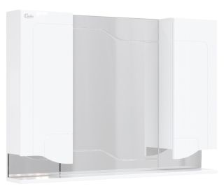 Шкаф-зеркало Onika Веронэлла 210506 105см белый